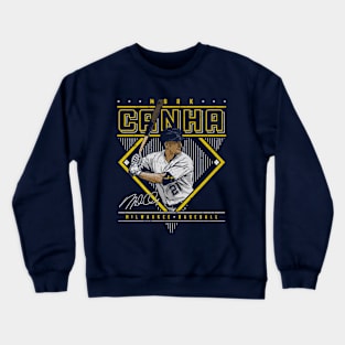 Mark Canha Milwaukee Diamond Name Crewneck Sweatshirt